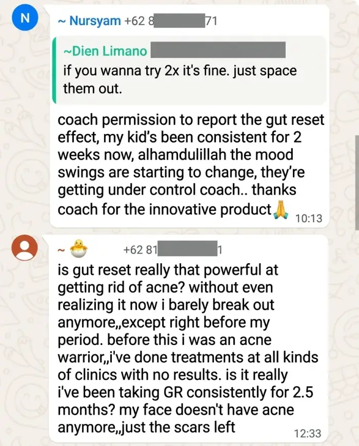 GutReset customer testimonial