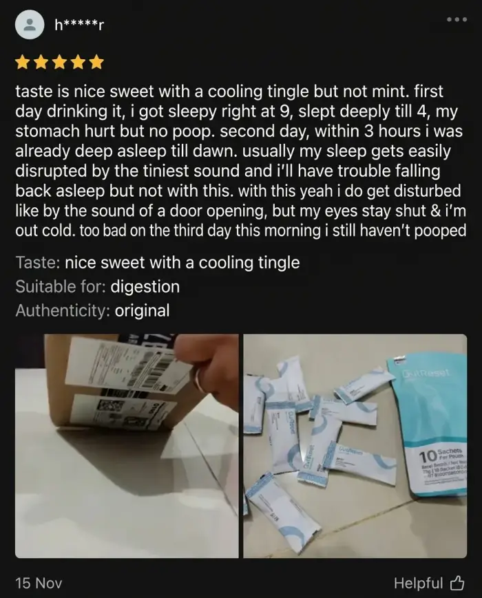 GutReset customer testimonial