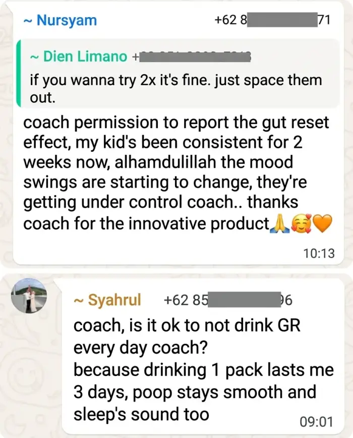 GutReset customer testimonial