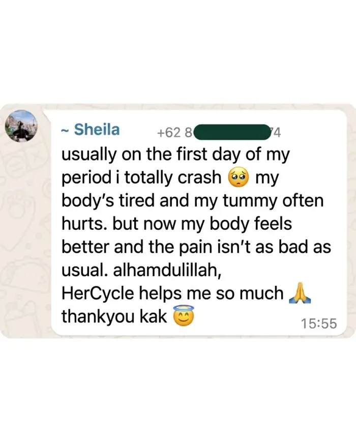HerCycle customer testimonial 3