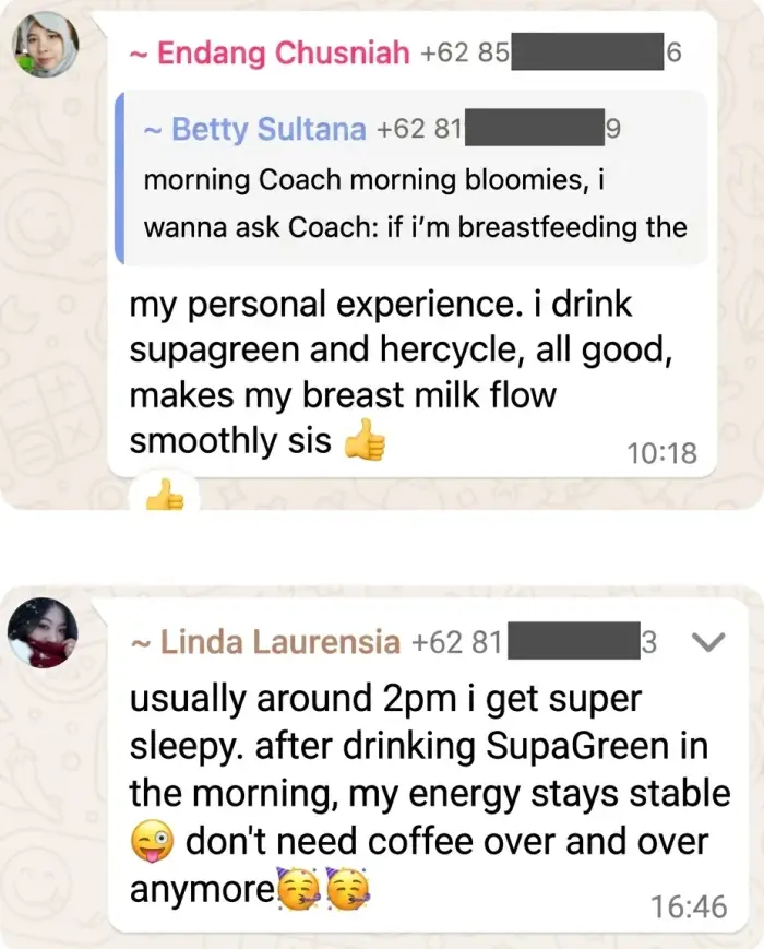 Supagreen customer testimonial 1