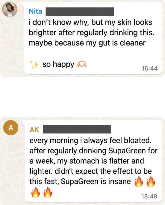 Supagreen customer testimonial 4