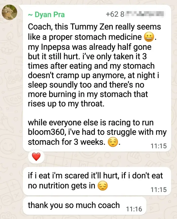 TummyZen customer review 2