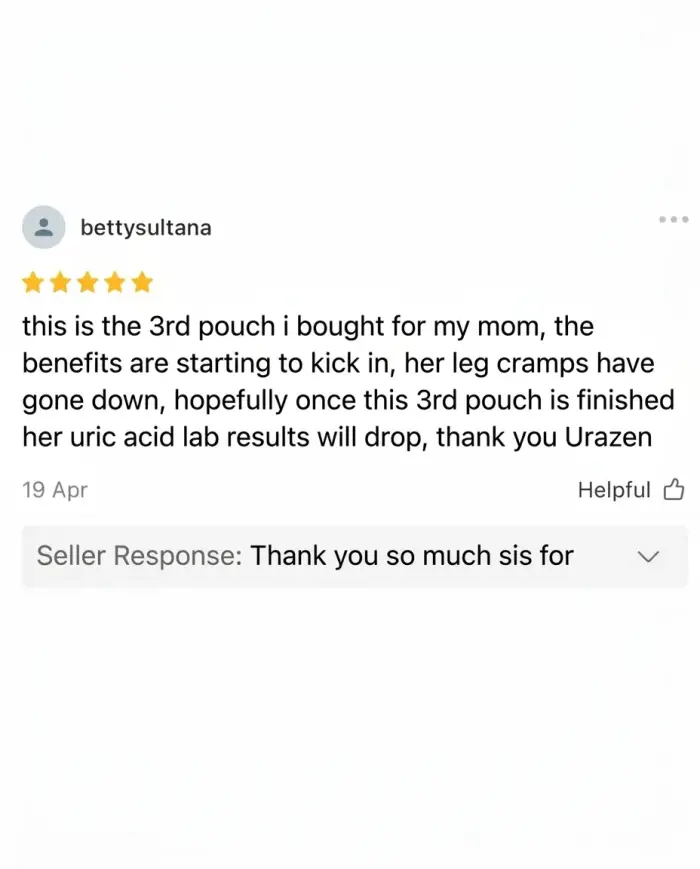 UraZen customer testimonial 3