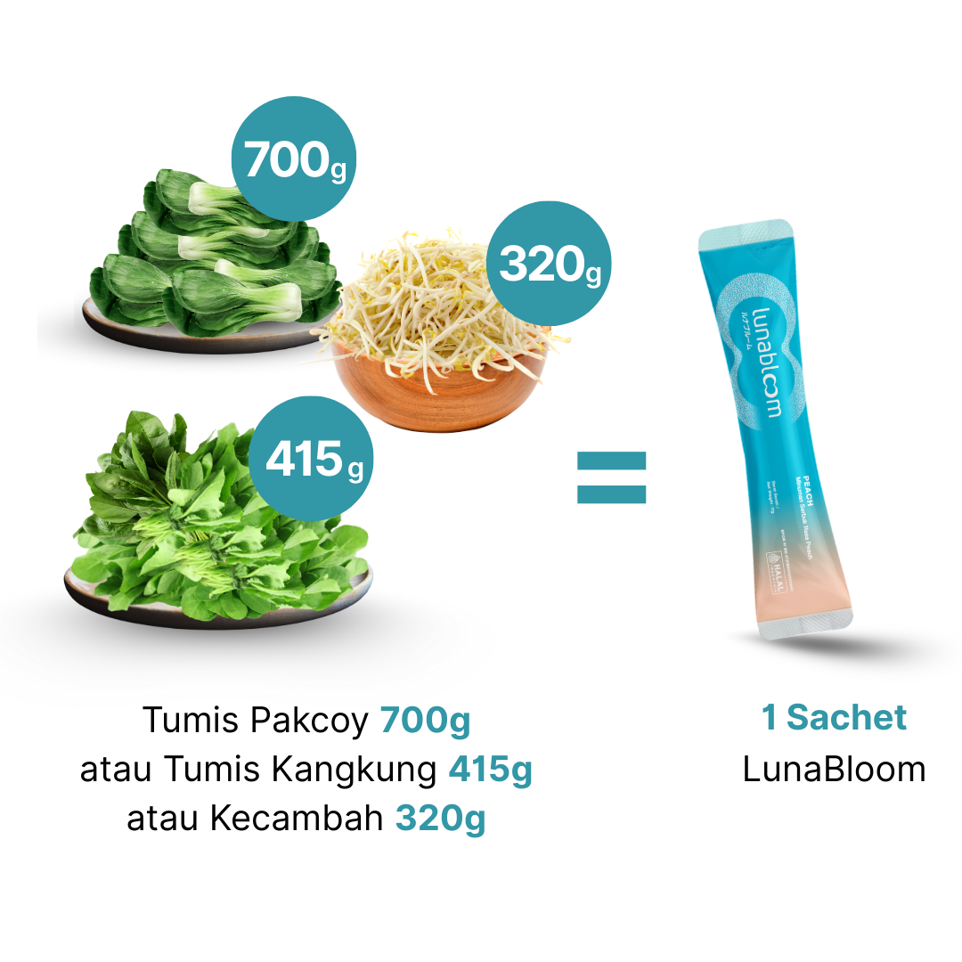 LunaBloom Fiber Comparison 7g Per Sachet